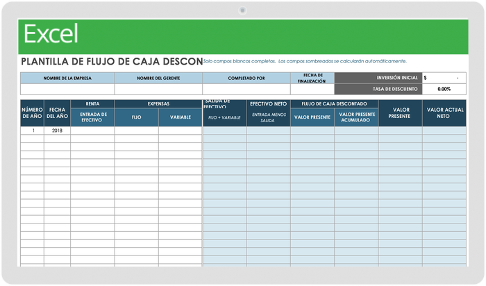 Flujo de Efectivo Descontado