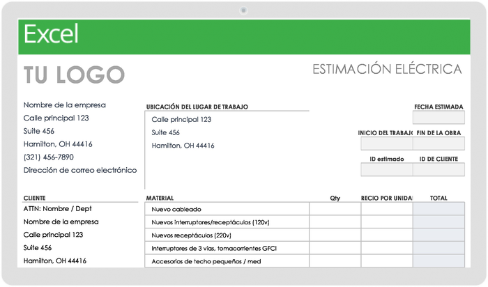 Estimación eléctrica