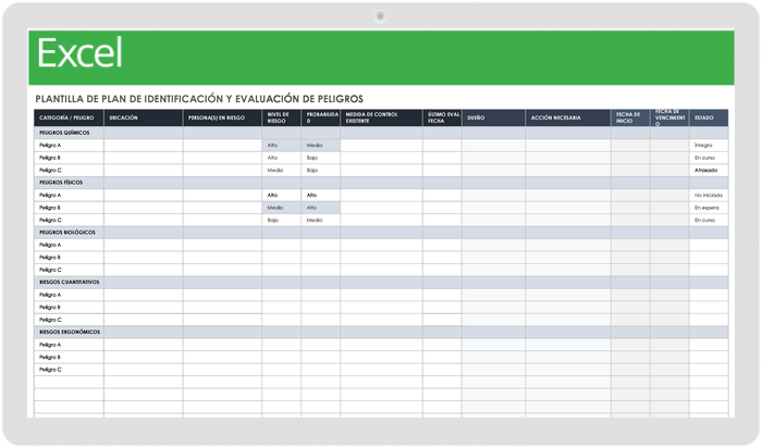 PLAN DE IDENTIFICACIÓN Y EVALUACIÓN DE PELIGROS