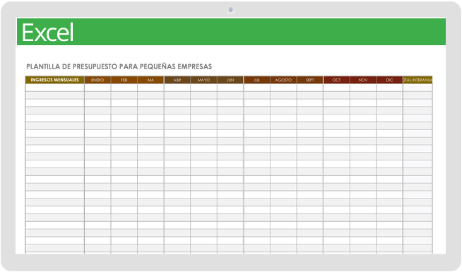 Plantilla de presupuesto para pequeñas empresas