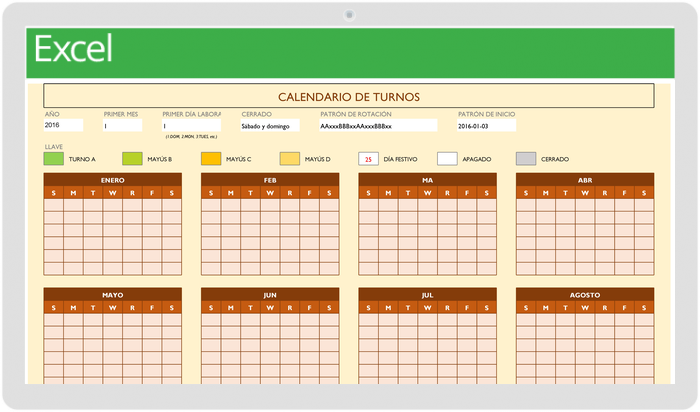 CALENDARIO DE TRABAJO TEMP_TURNO